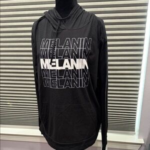 Mighty Fine Black Graphic Hoodie